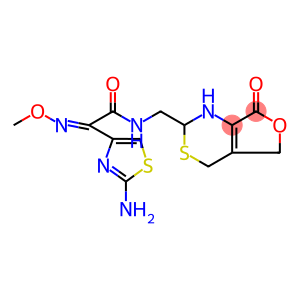 4-Thiazoleacetamide, 2-amino-α-(methoxyimino)-N-[(1,2,5,7-tetrahydro-7-oxo-4H-furo[3,4-d][1,3]thiazin-2-yl)methyl]-, (Z)- (9CI)