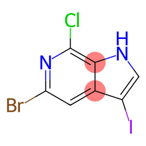 5-Bromo-7-chloro-3-iodo-1H-pyrrolo[2,3-c]pyridine