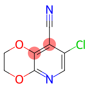 7-Chloro-2,3-dihydro-[1,4]dioxino-[2,3-b]pyridine-8-carbonitrile