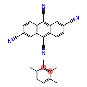 2,6,9,10-Anthracenetetracarbonitrile, compd. with 1,2,3,4-tetramethylbenzene (1:1)