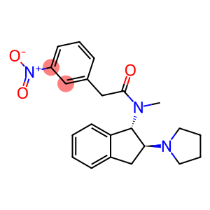 N-Methyl-2-(3-nitrophenyl)-N-((1S,2S)-2-(pyrrolidin-1-yl)-2,3-dihydro-1H-inden-1-yl)acetamide