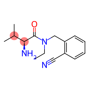 Butanamide, 2-amino-N-[(2-cyanophenyl)methyl]-N-ethyl-3-methyl-, (2S)-