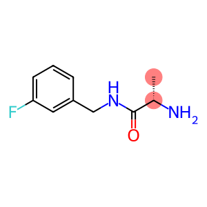 (2S)-2-amino-N-[(3-fluorophenyl)methyl]propanamide