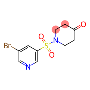 1-(5-broMopyridin-3-ylsulfonyl)piperidin-4-one