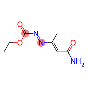 Diazenecarboxylic  acid,  (3-amino-1-methyl-3-oxo-1-propenyl)-,  ethyl  ester  (9CI)