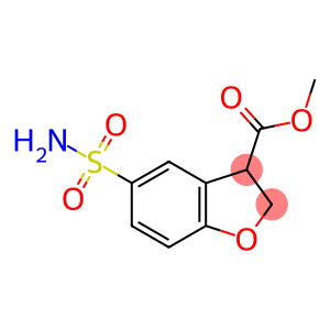 3-Benzofurancarboxylic acid, 5-(aminosulfonyl)-2,3-dihydro-, methyl ester