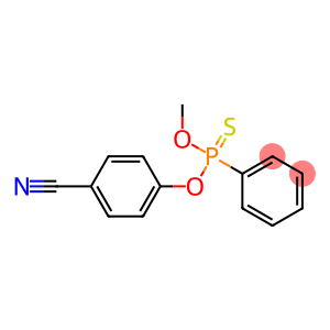 Phosphonothioic acid,phenyl-, O-(4-cyanophenyl) O-methyl ester (9CI)