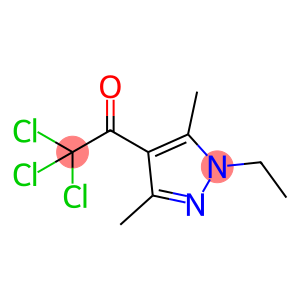 2,2,2-Trichloro-1-(1-ethyl-3,5-dimethyl-1H-pyrazol-4-yl)ethanone