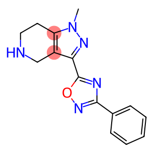 5-(1-Methyl-4,5,6,7-tetrahydro-1H-pyrazolo[4,3-c]pyridin-3-yl)-3-phenyl-1,2,4-oxadiazole hydrochloride