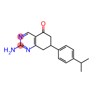 5(6H)-Quinazolinone, 2-amino-7,8-dihydro-7-[4-(1-methylethyl)phenyl]-