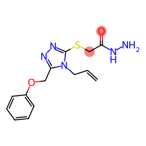 2-{[4-Allyl-5-(phenoxymethyl)-4H-1,2,4-triazol-3-yl]thio}acetohydrazide