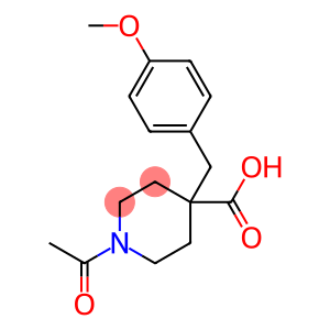 1-Acetyl-4-(4-methoxybenzyl)piperidine-4-carboxylic acid