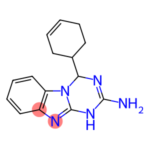 4-Cyclohex-3-enyl-1,4-dihydro-benzo[4,5]imidazo[1,2-a][1,3,5]triazin-2-ylamine