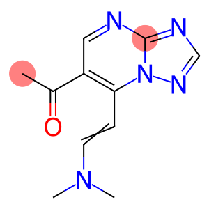 1-{7-[(E)-2-(Dimethylamino)vinyl][1,2,4]triazolo-[1,5-a]pyrimidin-6-yl}ethanone