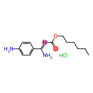 对氨基苯甲脒(亚胺基甲酸正己酯)盐酸盐
