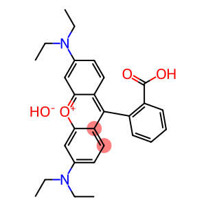 9-(2-carboxyphenyl)-3,6-bis(diethylamino)xanthylium hydroxide