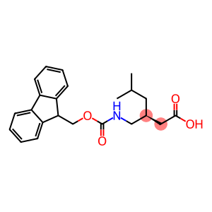 (S)-3-(((((9H-Fluoren-9-yl)methoxy)carbonyl)amino)methyl)-5-methylhexanoic acid