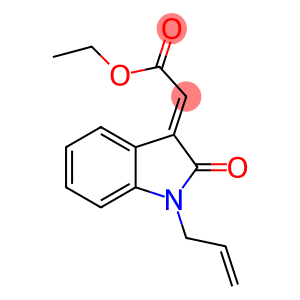 ETHYL 2-(1-ALLYL-2-OXO-1,2-DIHYDRO-3H-INDOL-3-YLIDEN)ACETATE