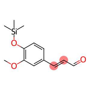 2-Propenal, 3-[3-methoxy-4-[(trimethylsilyl)oxy]phenyl]-, (E)- (9CI)