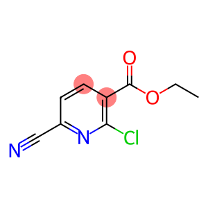 3-Pyridinecarboxylic acid, 2-chloro-6-cyano-, ethyl ester