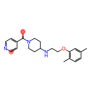 (4-((2-(2,5-Dimethylphenoxy)ethyl)amino)piperidin-1-yl)(pyridin-4-yl)methanone
