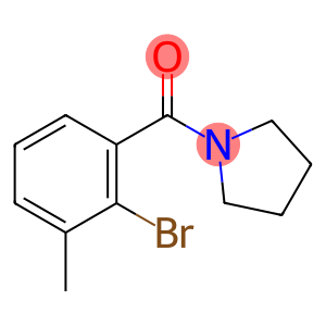 (2-bromo-3-methylphenyl)(pyrrolidin-1-yl)methanone