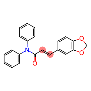 2-Propenamide, 3-(1,3-benzodioxol-5-yl)-N,N-diphenyl-, (2E)-