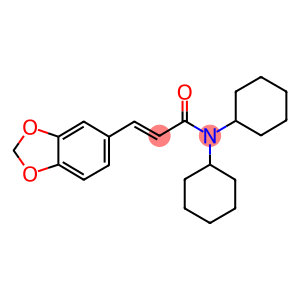 3-(1,3-benzodioxol-5-yl)-N,N-dicyclohexylacrylamide