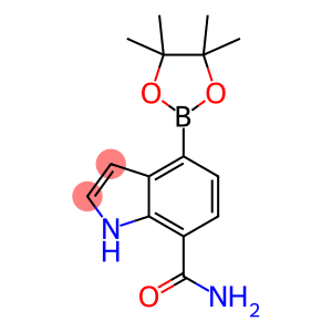 1H-Indole-7-carboxaMide, 4-(4,4,5,5-tetraMethyl-1,3,2-dioxaborolan-2-yl)-