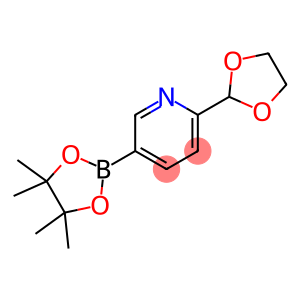 2-(1,3-二氧戊环-2-基)-5-(4,4,5,5-四甲基-1,3,2-二氧杂硼戊烷-2-基)吡啶