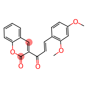 3-[3-(2,4-dimethoxyphenyl)acryloyl]-2H-chromen-2-one