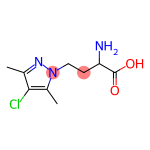 2-Amino-4-(4-chloro-3,5-dimethyl-1h-pyrazol-1-yl)butanoic acid