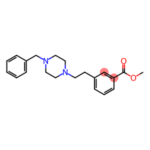 Benzoic acid, 3-[2-[4-(phenylmethyl)-1-piperazinyl]ethyl]-, methyl ester