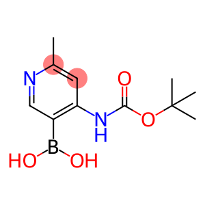 (4-((tert-Butoxycarbonyl)amino)-6-methylpyridin-3-yl)boronic acid
