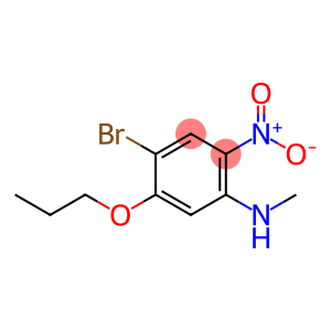 Benzenamine, 4-bromo-N-methyl-2-nitro-5-propoxy-