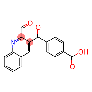 3-(4-carboxybenzoyl)-2-quinolinecarboxaldehyde