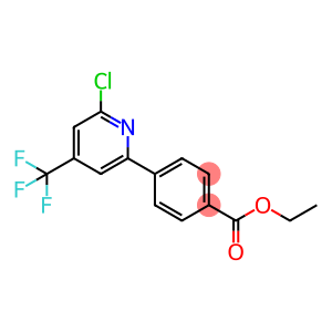 Benzoic acid, 4-[6-chloro-4-(trifluoromethyl)-2-pyridinyl]-, ethyl ester