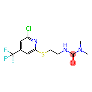 3-[2-(6-Chloro-4-trifluoromethyl-pyridin-2-ylsulfanyl)-ethyl]-1,1-dimethyl-urea