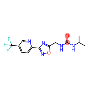 1-Isopropyl-3-[3'-(5''-(trifluoromethyl)pyridin-2''-yl)--[1',2',4']oxadiazol-5'-ylmethyl]urea