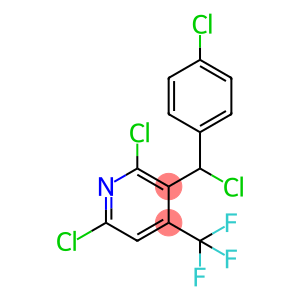 Pyridine, 2,6-dichloro-3-[chloro(4-chlorophenyl)methyl]-4-(trifluoromethyl)-