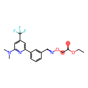 [1-[3-(6-Dimethylamino-4-trifluoromethyl-pyridin-2-yl)-phenyl]-meth-(E)-ylideneaminooxy]-aceti