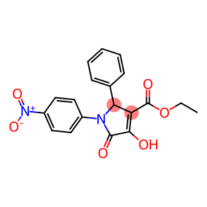 1-(4-Nitrophenyl)-4,5-dioxo-2-phenyl-3-pyrrolidinecarboxylic acid ethyl ester