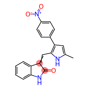 (Z)-3-((5-methyl-3-(4-nitrophenyl)-1H-pyrrol-2-yl)methylene)indolin-2-one