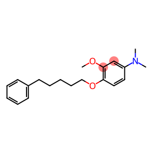 m-Anisidine, N,N-dimethyl-4-((5-phenylpentyl)oxy)-