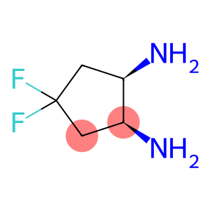 1,2-Cyclopentanediamine, 4,4-difluoro-, (1R,2S)-rel-