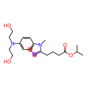 1H-Benzimidazole-2-butanoic acid, 5-[bis(2-hydroxyethyl)amino]-1-methyl-, 1-methylethyl ester