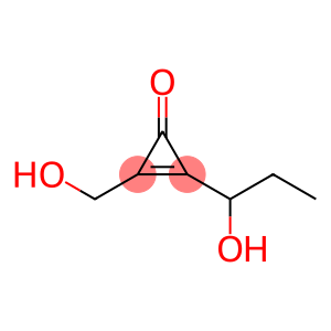 2-Cyclopropen-1-one, 2-(hydroxymethyl)-3-(1-hydroxypropyl)- (9CI)