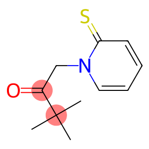 2-Butanone,  3,3-dimethyl-1-(2-thioxo-1(2H)-pyridyl)-  (8CI)