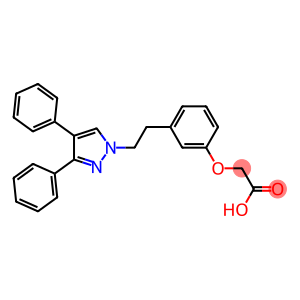Acetic acid, [3-[2-(3,4-diphenyl-1H-pyrazol-1-yl)ethyl]phenoxy]-