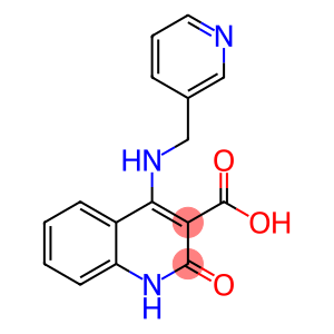 3-Quinolinecarboxylic acid, 1,2-dihydro-2-oxo-4-[(3-pyridinylmethyl)amino]-